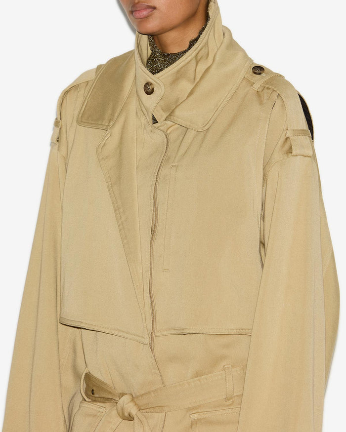 Isabel Marant Manteau Jovana Femme Beige