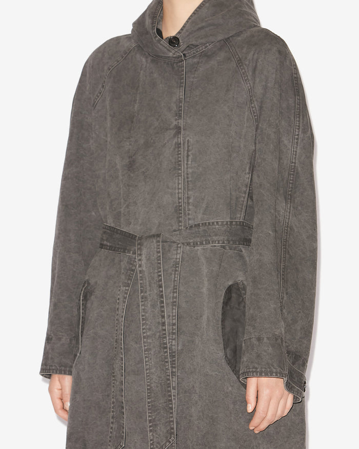 Isabel Marant MANTEAU KETLYN Femme Noir Délavé