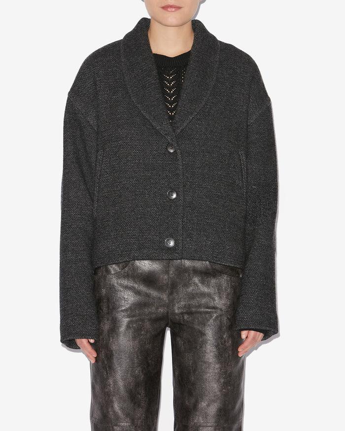 Isabel Marant MANTEAU LANNA Femme Anthracite