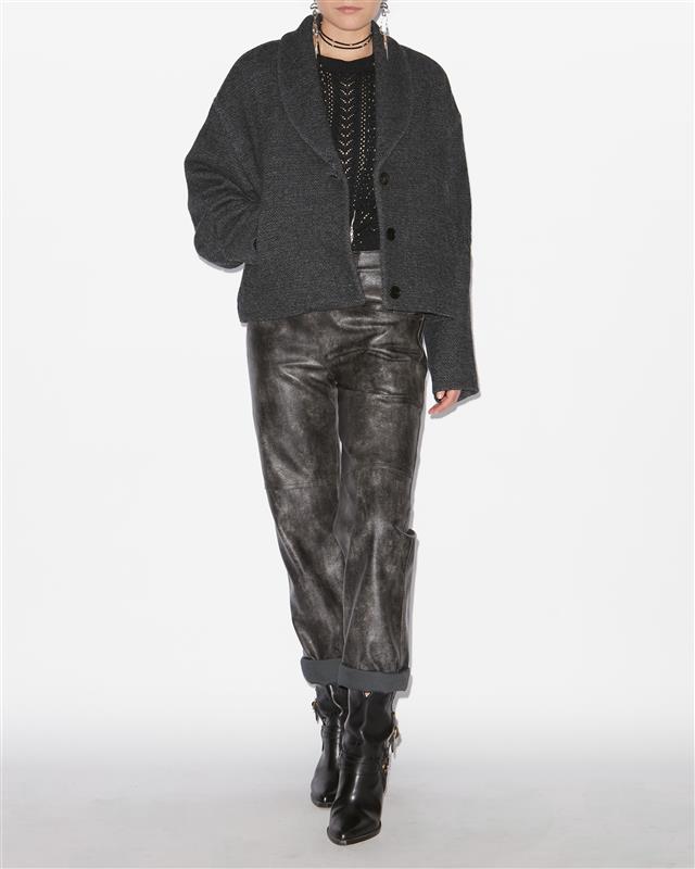 isabel marant MANTEAU LANNA Femme anthracite