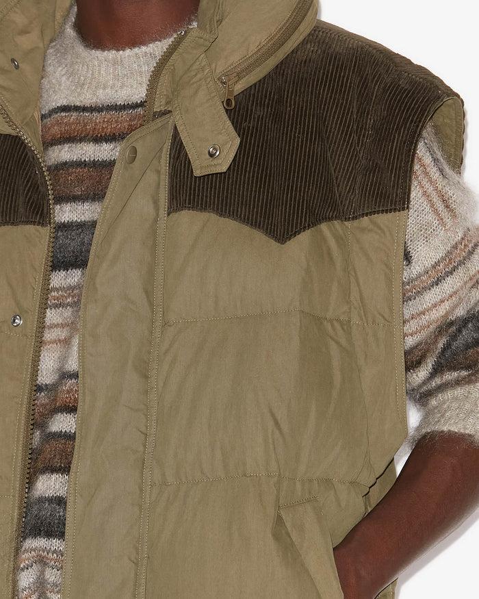 Isabel Marant MANTEAU YURI Homme Kaki