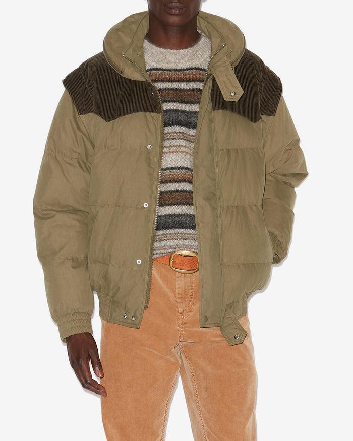 Isabel Marant MANTEAU YURI Homme Kaki