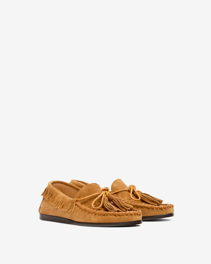 Isabel Marant MOCASSIN FITZA Femme Cognac