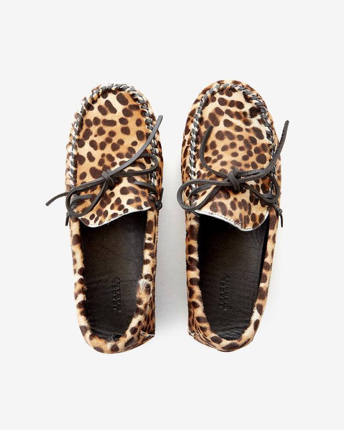 Isabel Marant Mocassins Fitza Femme Léopard