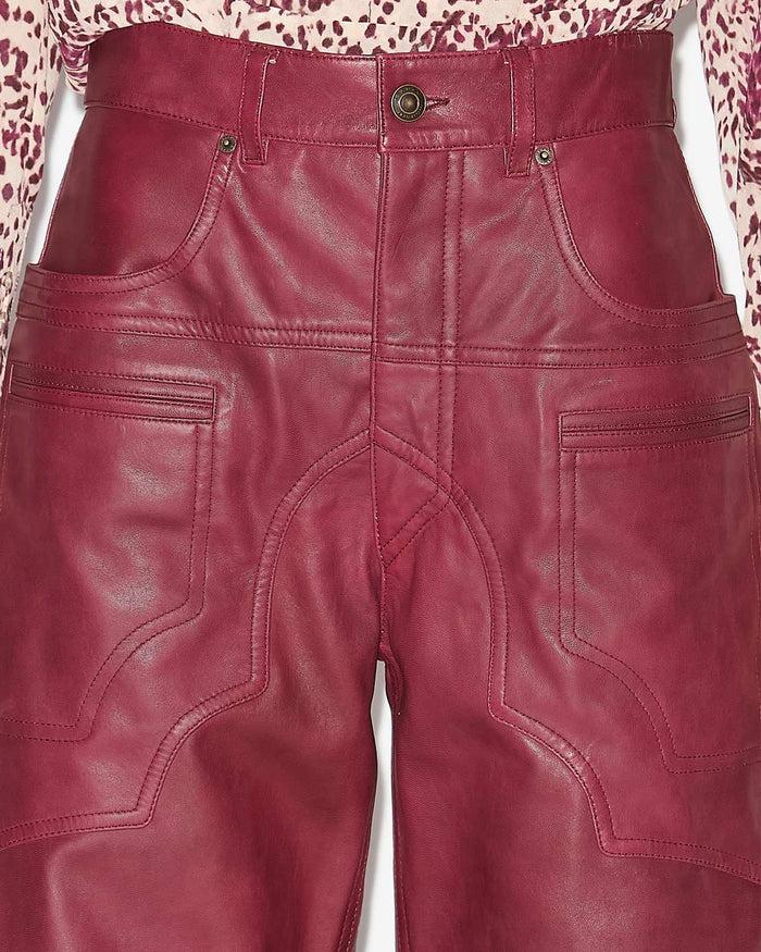 Isabel Marant PANTALON BREYDI Femme Berry