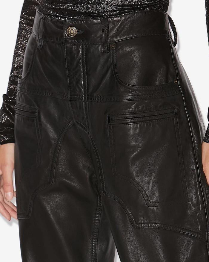 Isabel Marant PANTALON BREYDI Femme Noir