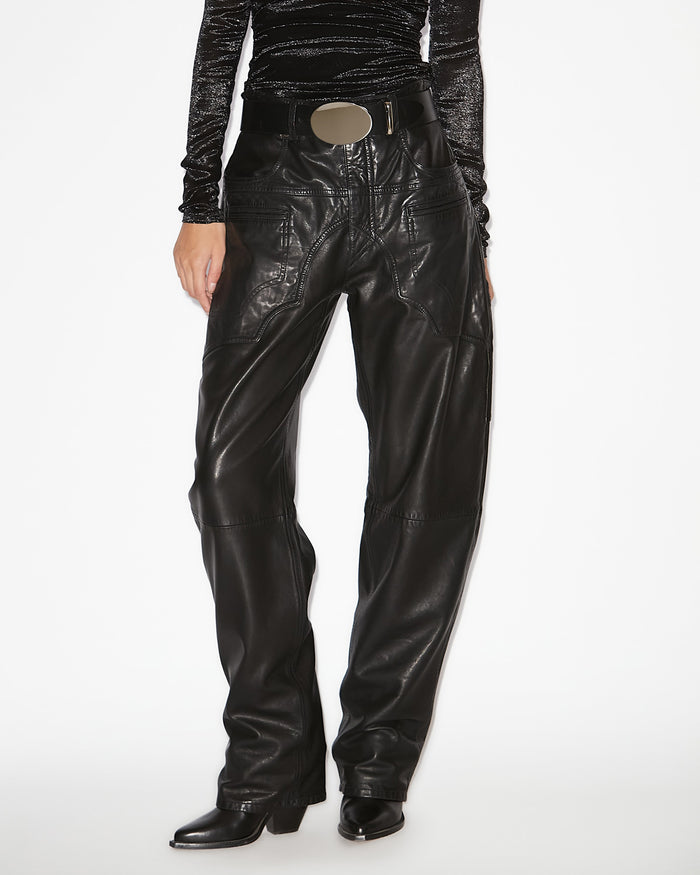 Isabel Marant PANTALON BREYDI Femme Noir