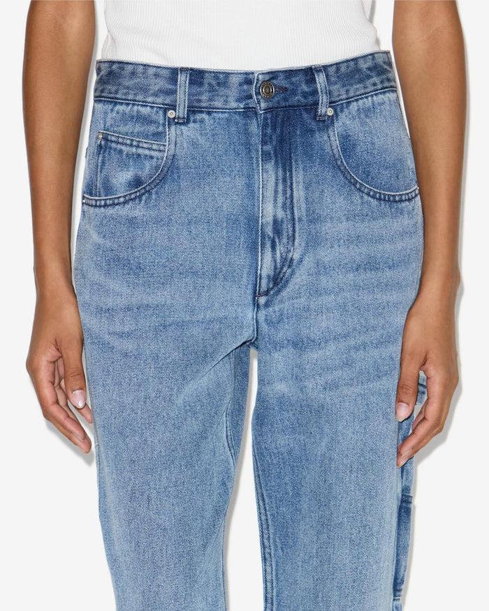 Isabel Marant Pantalon Bymara Femme Bleu Clair