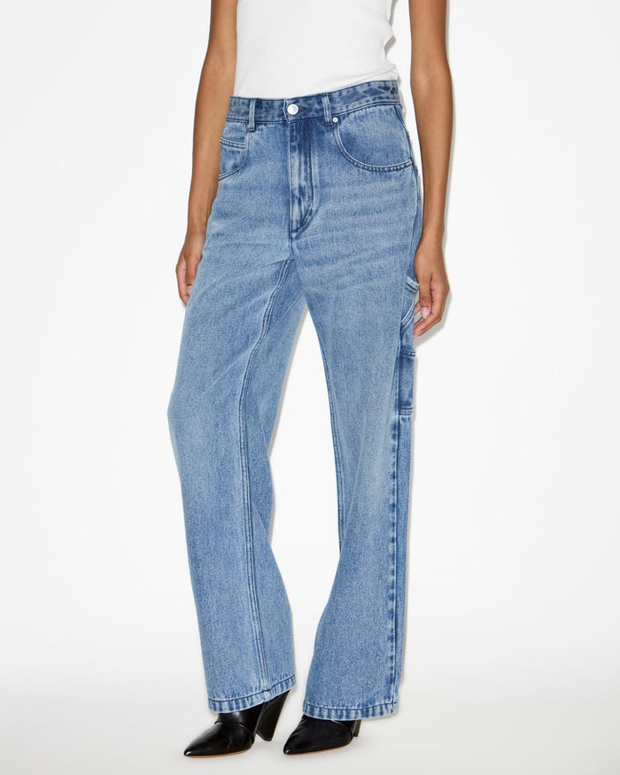 Isabel Marant Pantalon Bymara Femme Bleu Clair