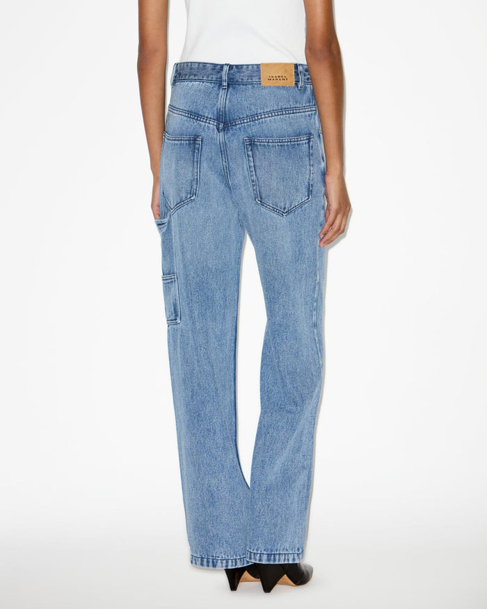 Isabel Marant Pantalon Bymara Femme Bleu Clair