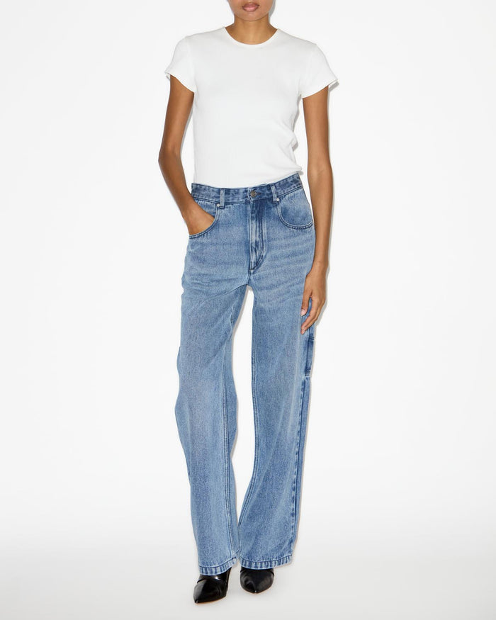 isabel marant Pantalon Bymara Femme bleu clair