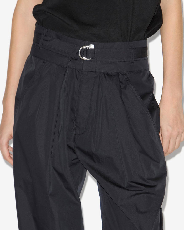 Isabel Marant Pantalon Celiana Femme Noir Délavé