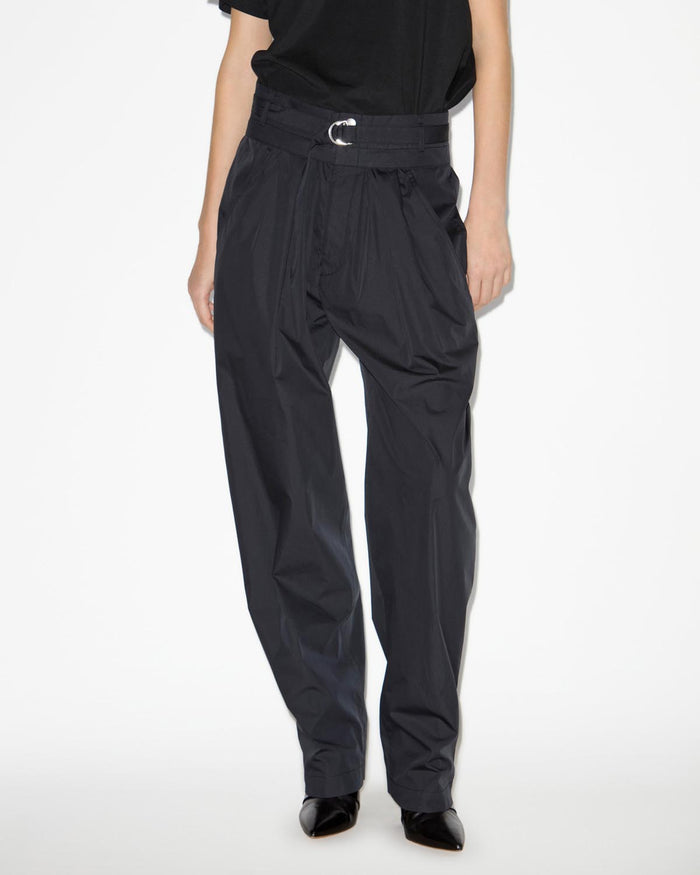 Isabel Marant Pantalon Celiana Femme Noir Délavé
