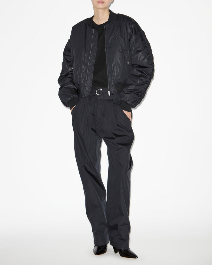 isabel marant Pantalon Celiana Femme noir délavé