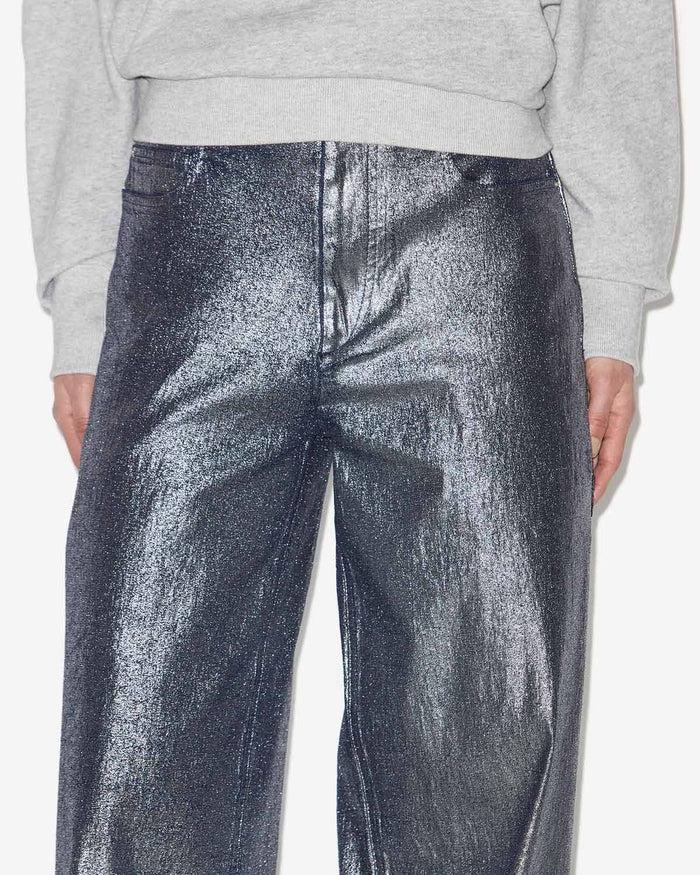 Isabel Marant Pantalon Cover Femme Argent