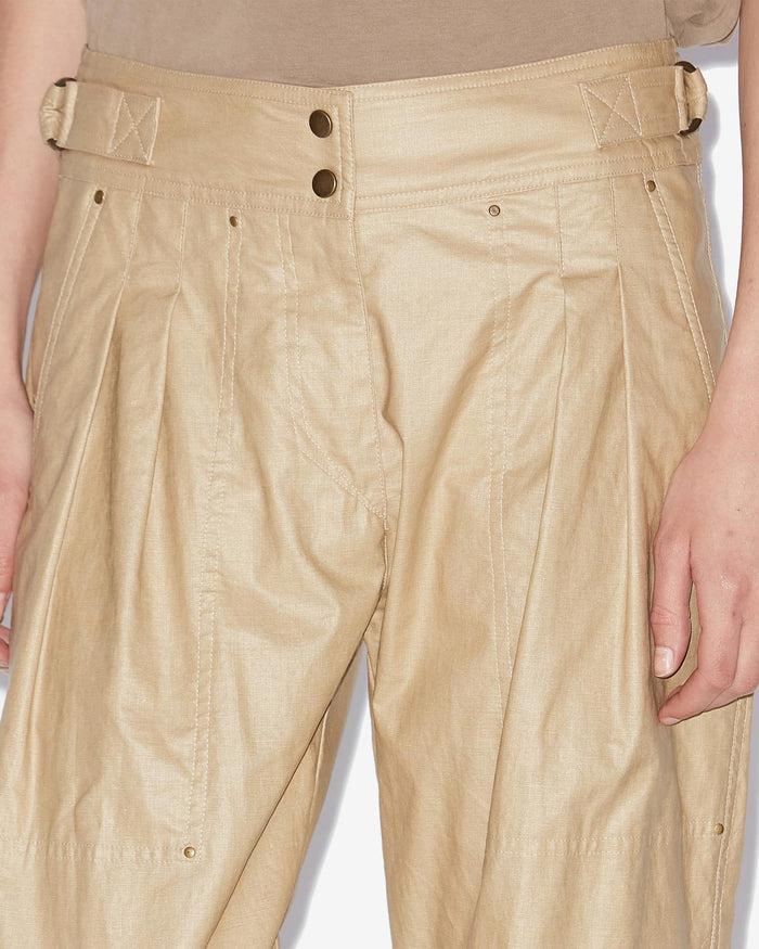 Isabel Marant PANTALON FIDJI Femme Beige