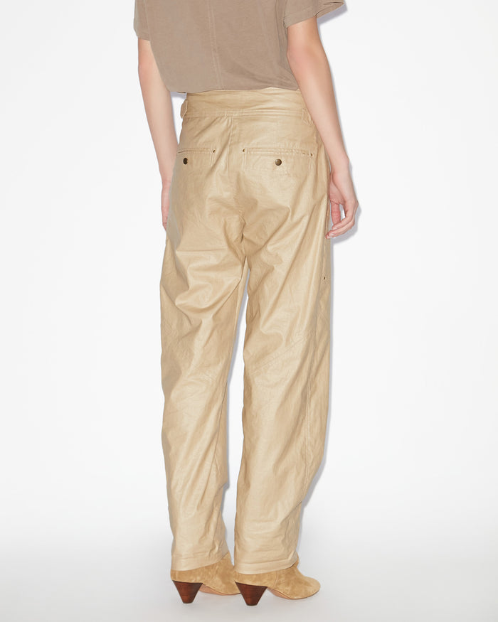Isabel Marant PANTALON FIDJI Femme Beige