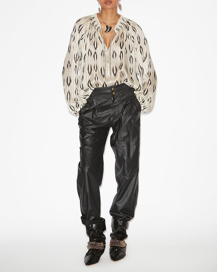 isabel marant PANTALON FIDJI Femme noir