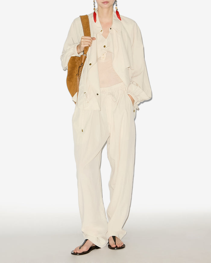 isabel marant PANTALON HECTORINA Femme écru
