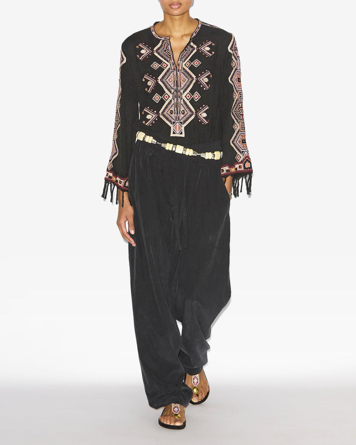 isabel marant PANTALON HECTORINA Femme noir