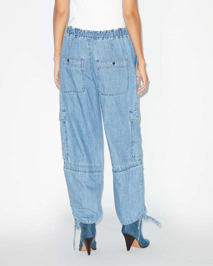 Isabel Marant Pantalon Ivy Femme Bleu