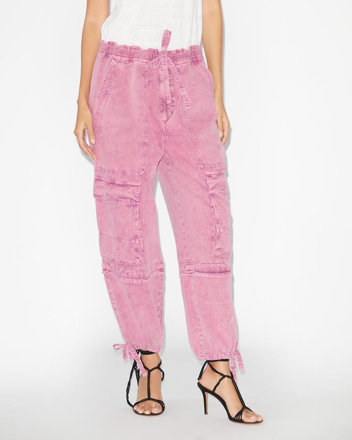 Isabel Marant Pantalon Ivy Femme Rose