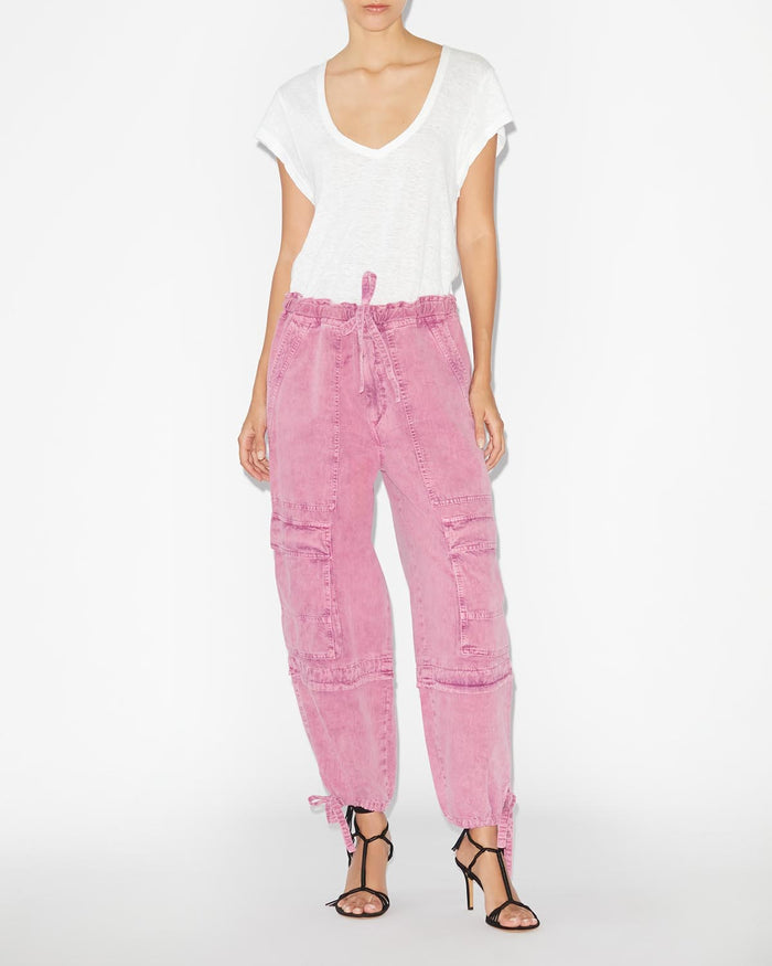 Isabel Marant Pantalon Ivy Femme Rose