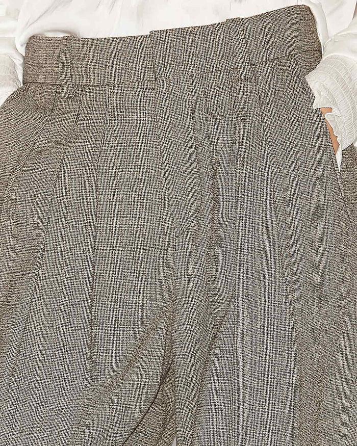 Isabel Marant PANTALON IWENA Femme Noir Et écru