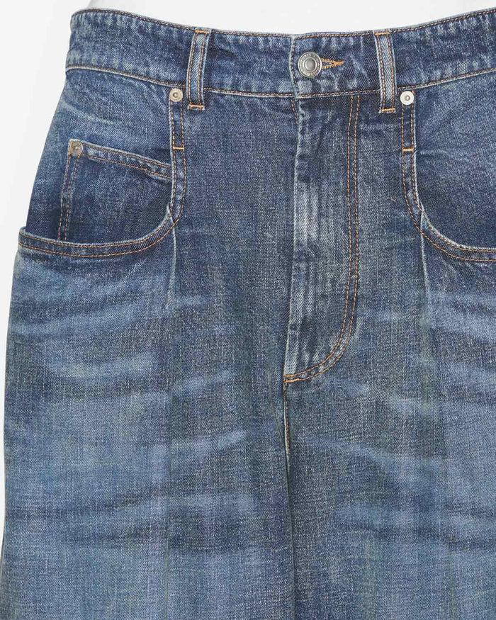 Isabel Marant Pantalon Janael Homme Bleu Foncé