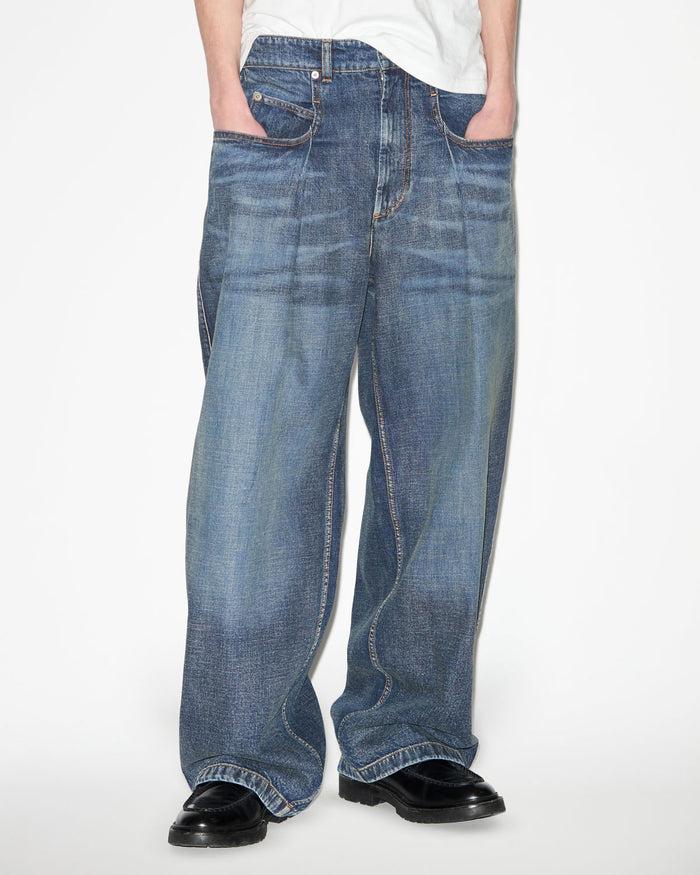 Isabel Marant Pantalon Janael Homme Bleu Foncé