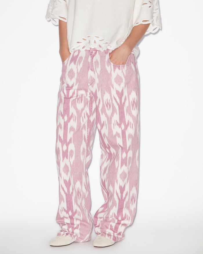 Isabel Marant PANTALON JOANNY Femme Rose
