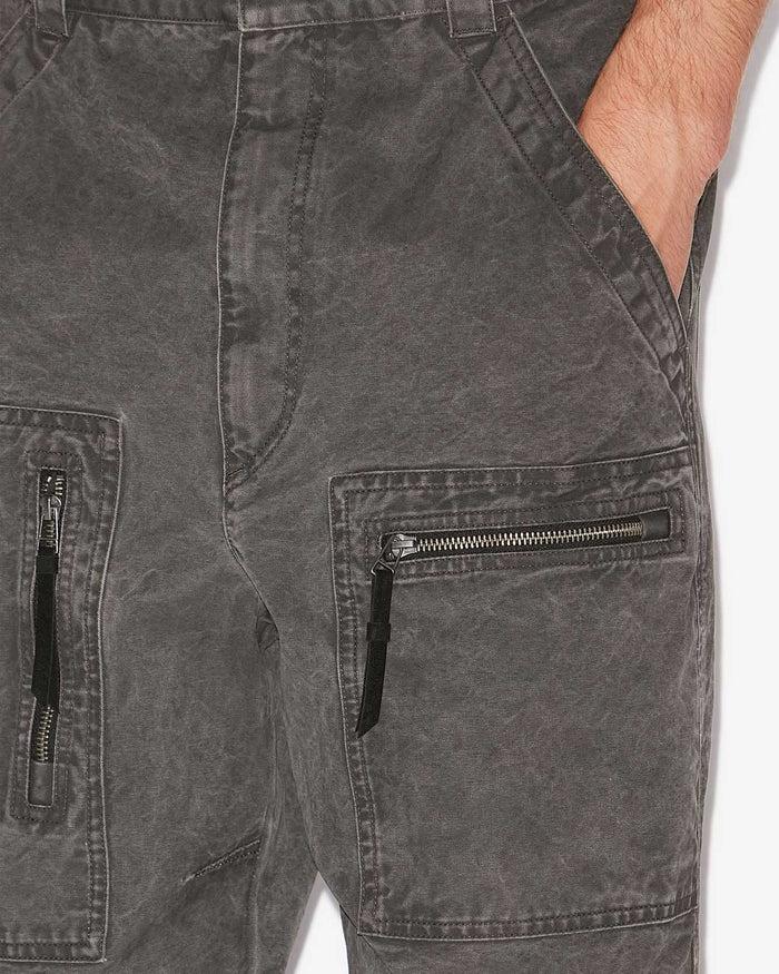 Isabel Marant PANTALON KLEBER Homme Noir Délavé