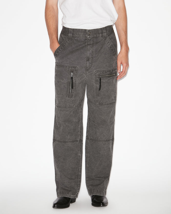 Isabel Marant PANTALON KLEBER Homme Noir Délavé