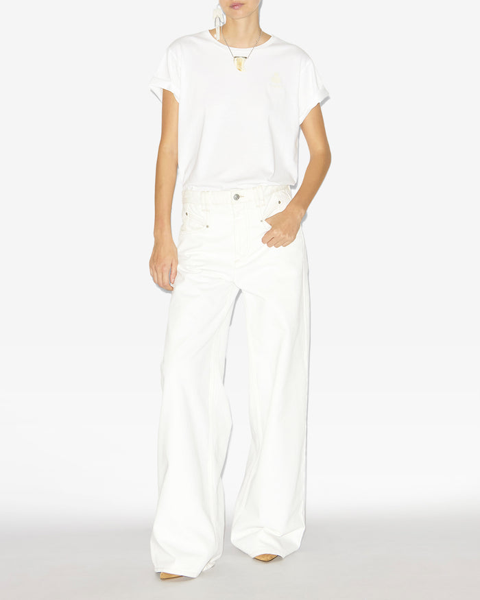 isabel marant Pantalon Lemony Femme blanc