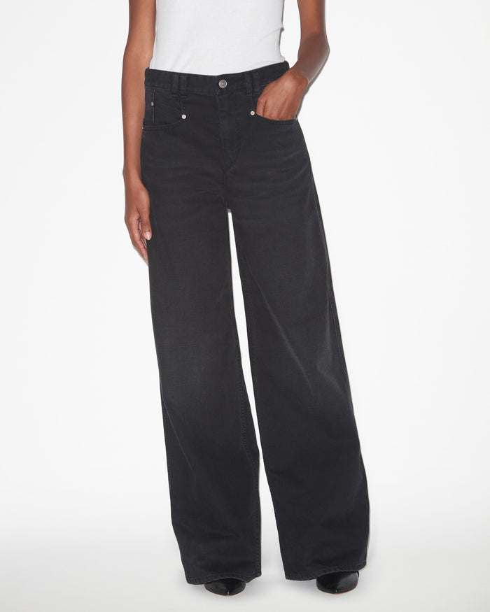 Isabel Marant Pantalon Lemony Femme Noir