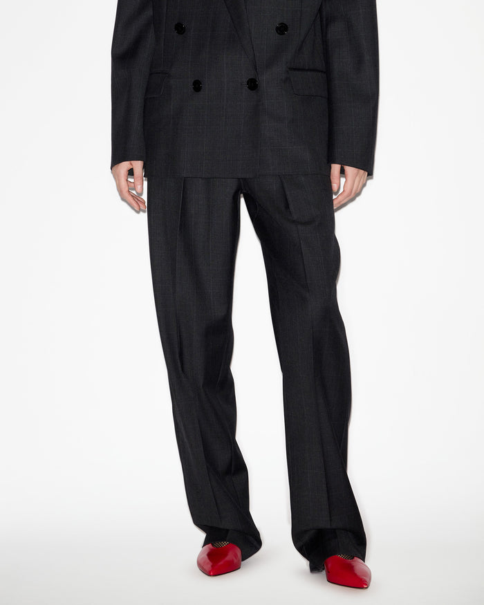 Isabel Marant Pantalon Liska Femme Anthracite