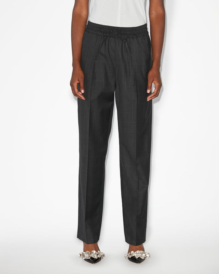 Isabel Marant Pantalon Liska Femme Anthracite