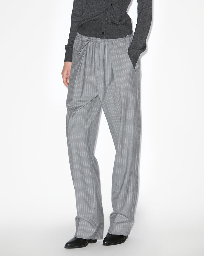 Isabel Marant PANTALON LISKA Femme Gris