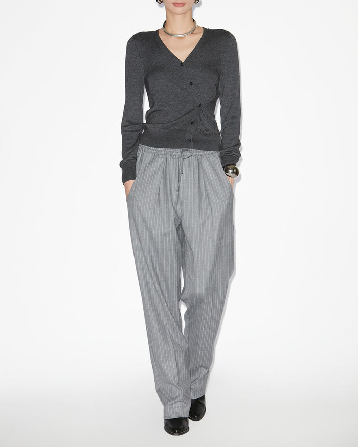 Isabel Marant PANTALON LISKA Femme Gris