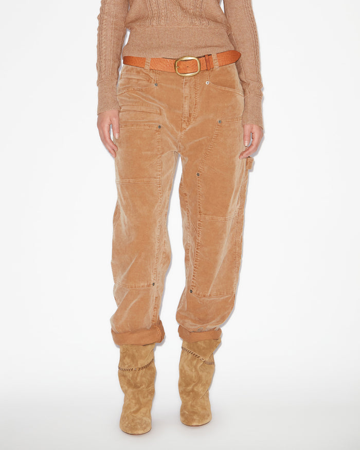 Isabel Marant PANTALON LOIS Femme Camel