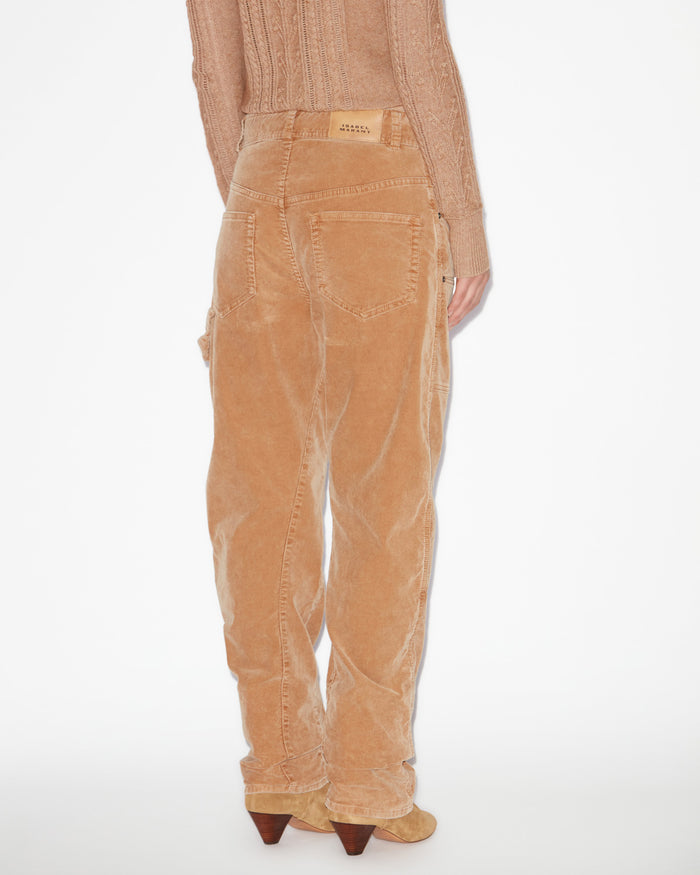 Isabel Marant PANTALON LOIS Femme Camel