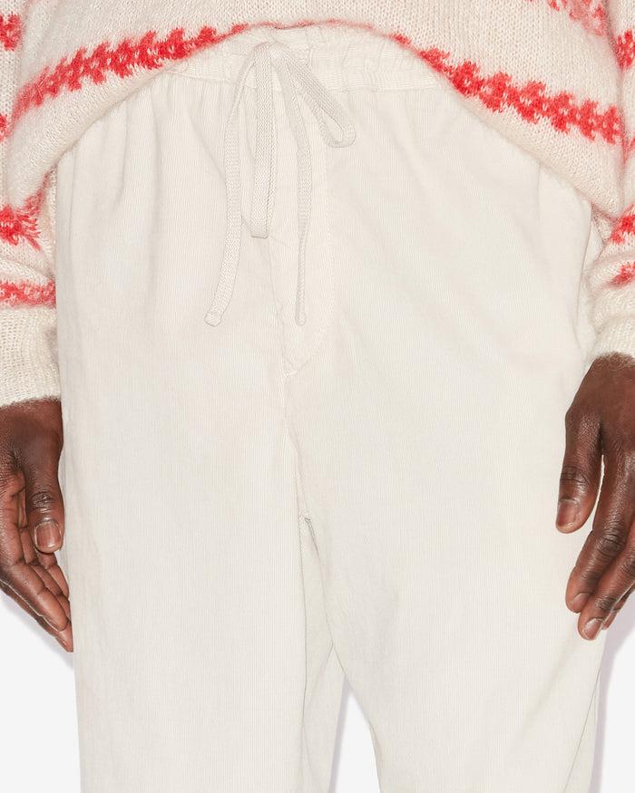 Isabel Marant PANTALON NIRLEN Homme écru