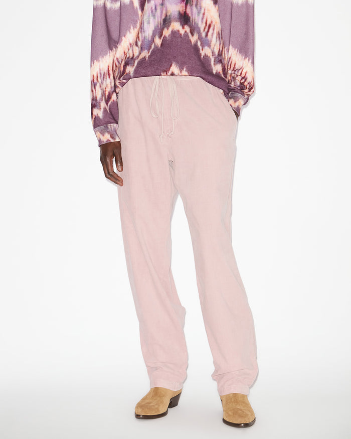 Isabel Marant PANTALON NIRLEN Homme Rose Doux