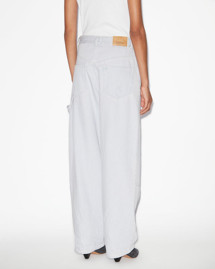 Isabel Marant PANTALON OPHRA Femme Bleu Clair