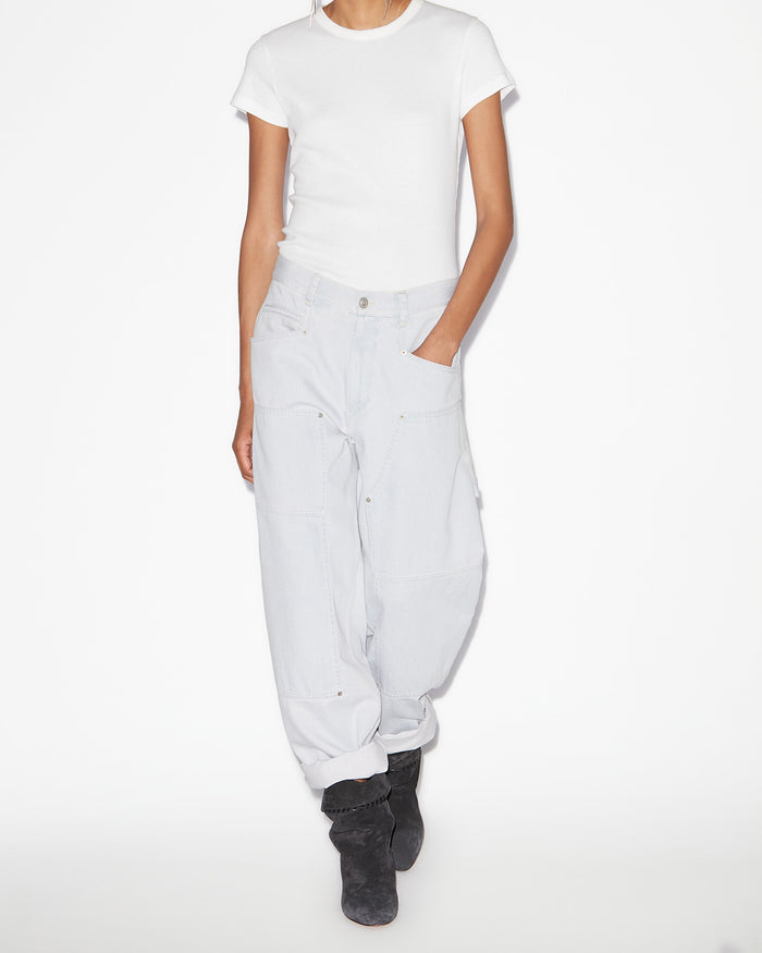 isabel marant PANTALON OPHRA Femme bleu clair