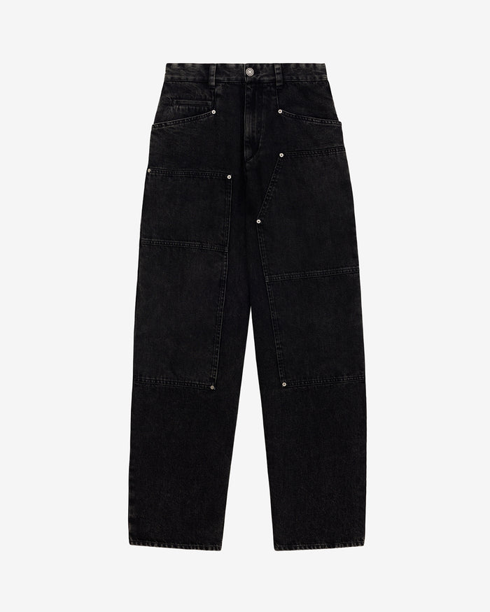 isabel marant PANTALON OPHRA Femme noir délavé