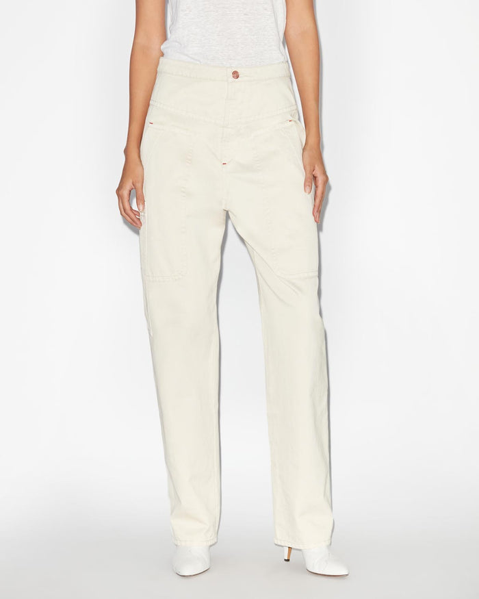 Isabel Marant Pantalon Philna Femme écru