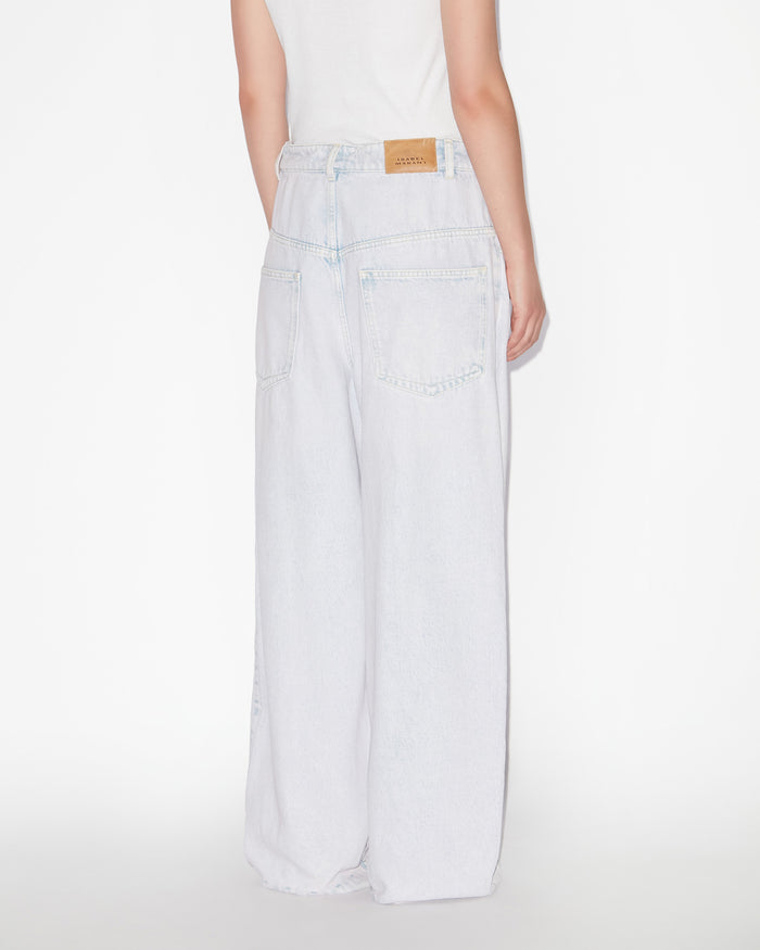 Isabel Marant PANTALON RACHELLE Femme Bleu Clair
