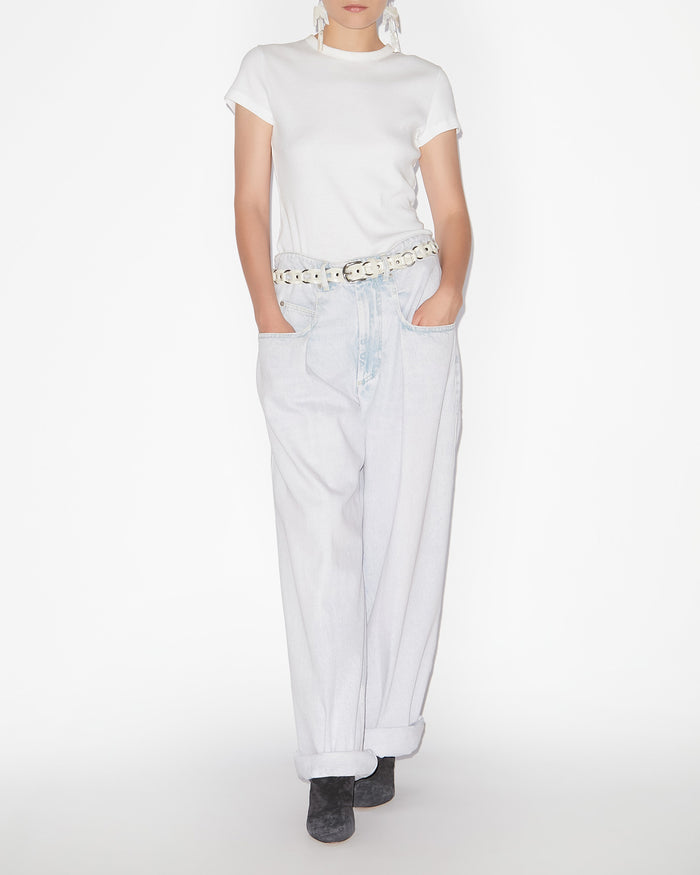 isabel marant PANTALON RACHELLE Femme bleu clair