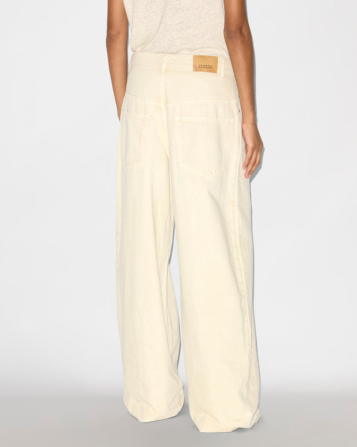 Isabel Marant PANTALON RACHELLE Femme écru